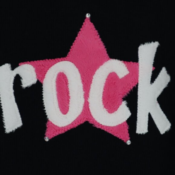 Jack & Nicole Rock Star Tee Unisex Kid 4 Black Everyday Casual Gift NWT - Picture 5 of 6